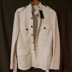 Ralph Lauren Purple Label White Jacket